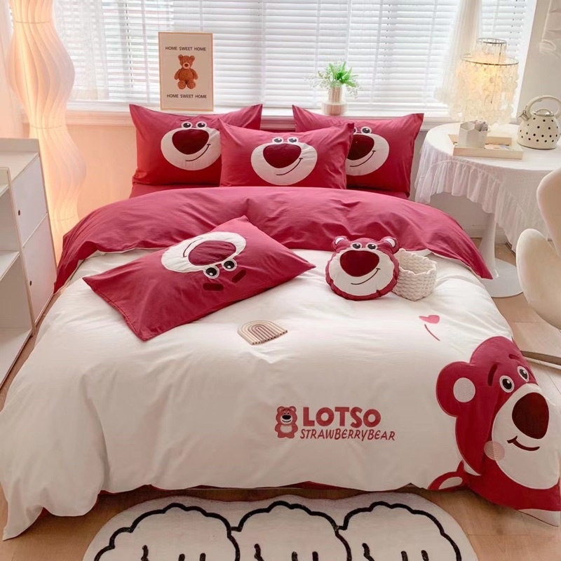 Những mẫu chăn ga gối hoạt hình dễ thương cho bé