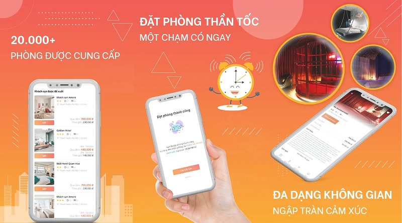 Quickstay là ứng dụng đặt phòng hẹn hò