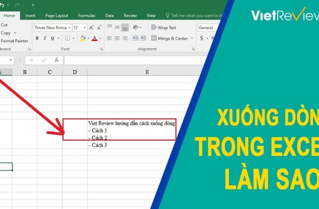 Khám Phá 3 Phương Pháp Đơn Giản Để Xuống Dòng Trong Excel