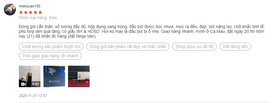 Đánh Giá Chi Tiết Bút Ký Brian & Jet BJ003: Đẳng Cấp Hay Chỉ Quảng Cáo? 8 Đánh giá của người dùng về bút ký Brian & Jet BJ003