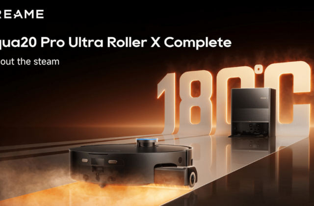 Dreame Aqua20 Pro: Robot hút bụi kết hợp phun hơi nóng và con lăn làm sạch sâu